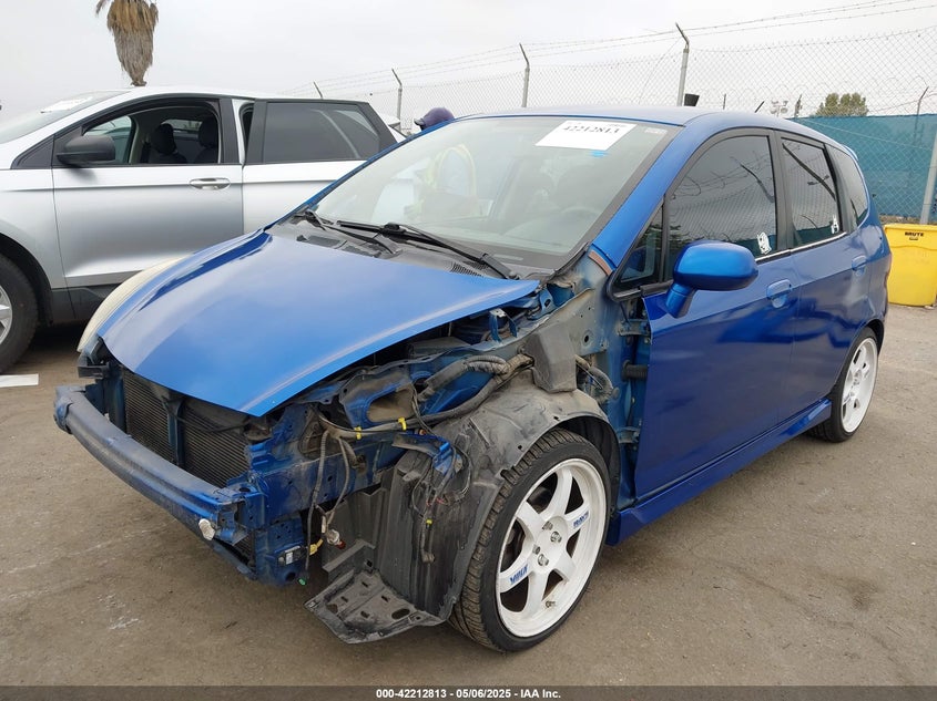 2008 HONDA FIT VIN: JHMGD38668S045956