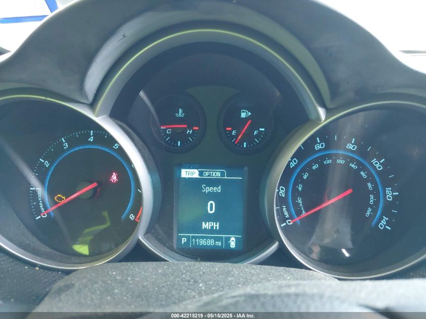 2014 Chevrolet Cruze 1Lt Auto VIN: 1G1PC5SB3E7298116 Lot: 42215219