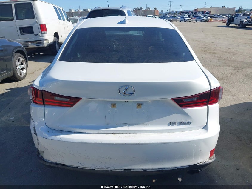2015 LEXUS IS 250 VIN: JTHBF1D23F5077187