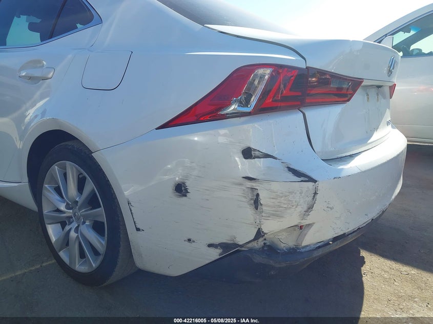 2015 LEXUS IS 250 VIN: JTHBF1D23F5077187