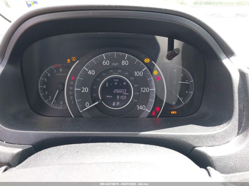 2012 Honda Cr-V Ex-L VIN: 5J6RM4H74CL013397 Lot: 42216019