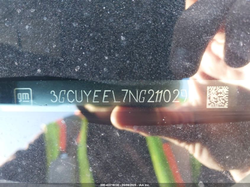 2022 Chevrolet Silverado 1500 Ltd 4Wd Short Bed Rst VIN: 3GCUYEEL7NG211029 Lot: 42216130