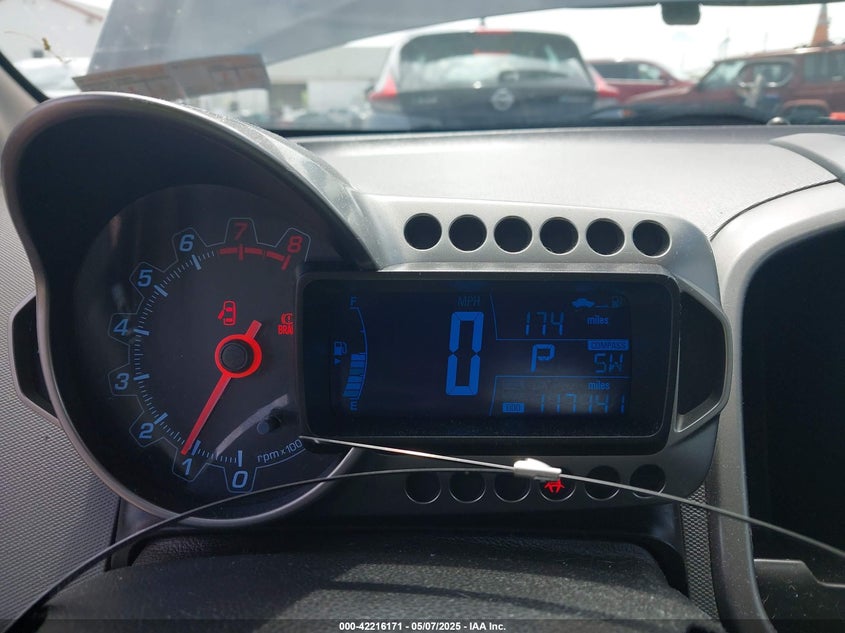 2013 CHEVROLET SONIC VIN: 1G1JC5SGXD4196703