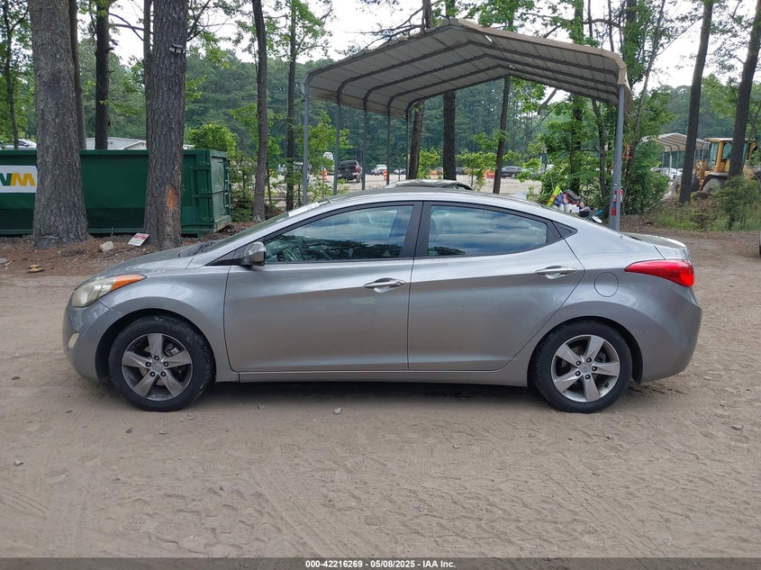 2012 HYUNDAI ELANTRA VIN: KMHDH4AE9CU198677