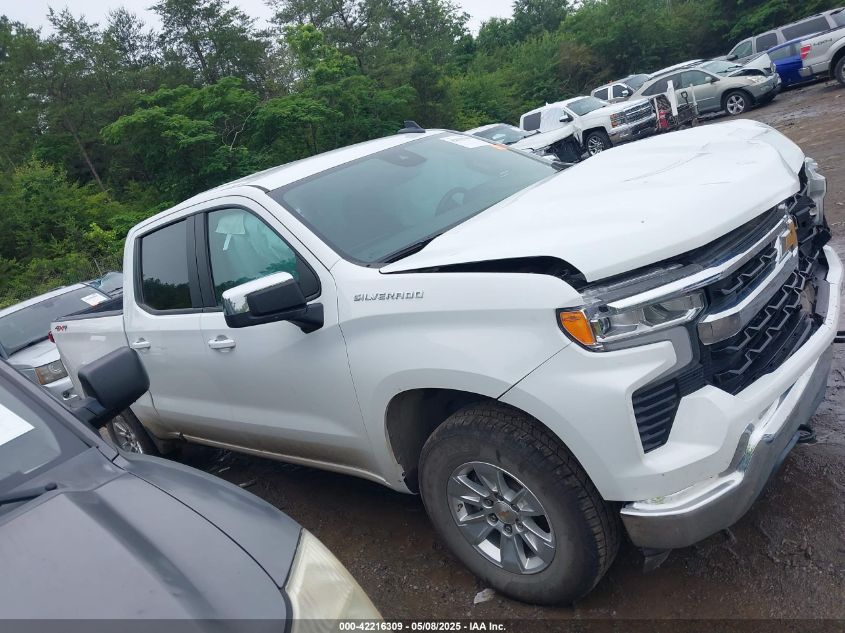 2025 Chevrolet Silverado 1500 4Wd Standard Bed Lt VIN: 1GCUKDED4SZ123636 Lot: 42216309