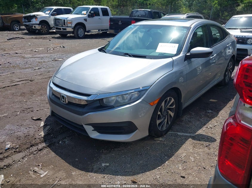 2017 HONDA CIVIC VIN: 19XFC2F76HE043780