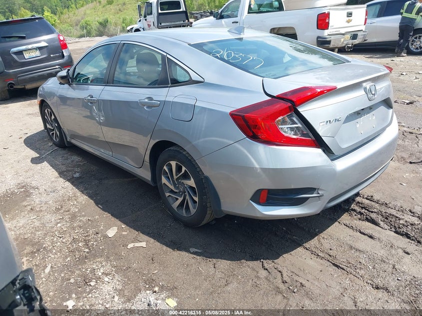 2017 HONDA CIVIC VIN: 19XFC2F76HE043780