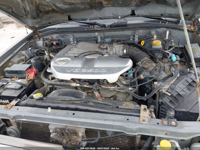 2002 Nissan Pathfinder Le VIN: JN8DR09Y42W717800 Lot: 42216526