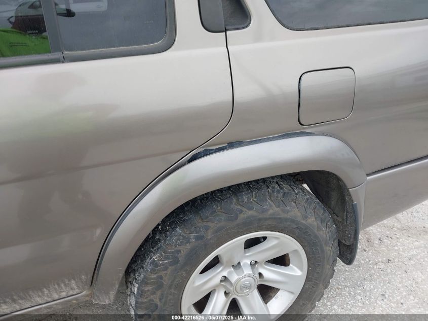 2002 Nissan Pathfinder Le VIN: JN8DR09Y42W717800 Lot: 42216526