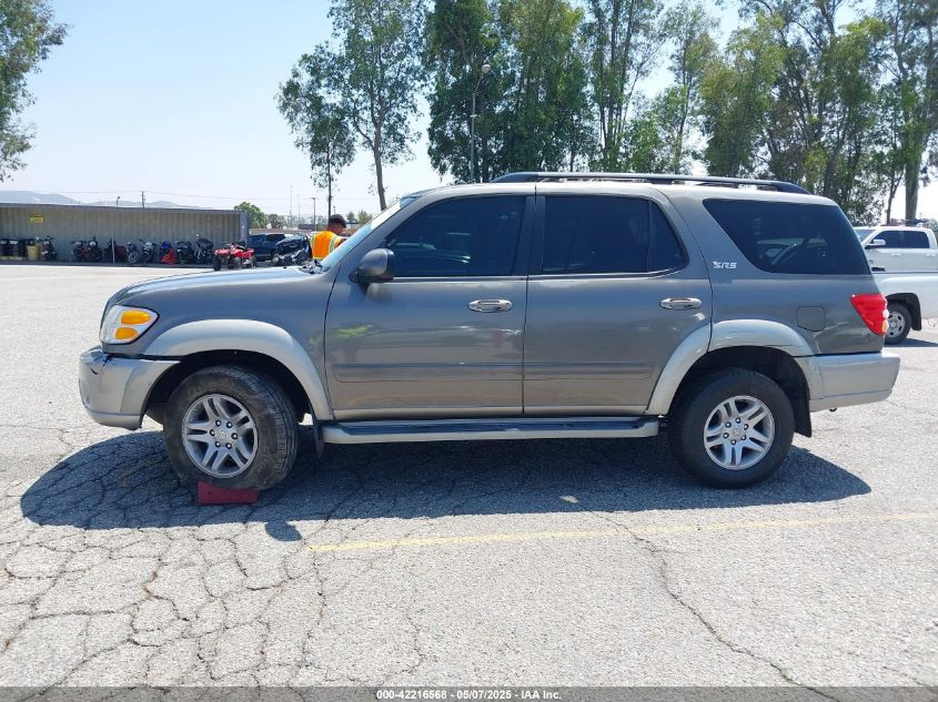 2003 Toyota Sequoia Sr5 V8 VIN: 5TDZT34A53M155681 Lot: 42216568