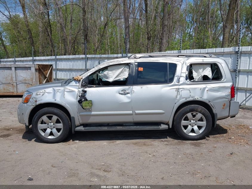 2008 Nissan Armada Le VIN: 5N1BA08C18N621889 Lot: 42216687