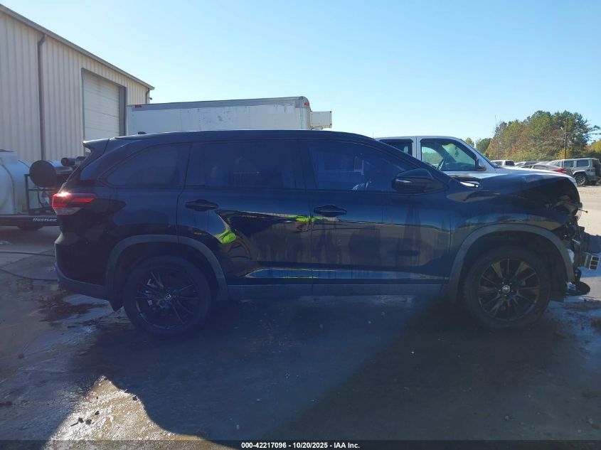 2019 Toyota Highlander Se VIN: 5TDJZRFH4KS969764 Lot: 42217096