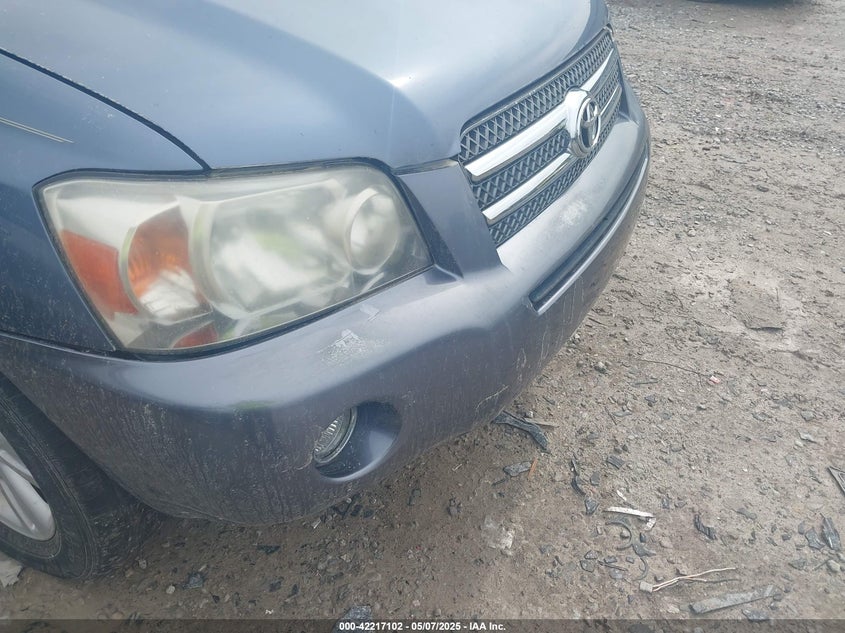 2007 TOYOTA HIGHLANDER HYBRID VIN: JTEGW21AX70021363