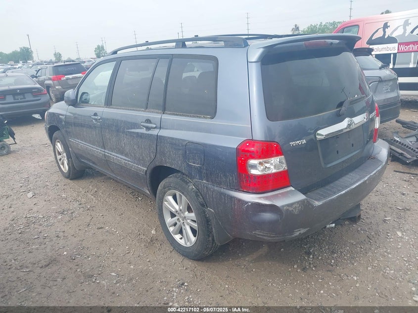 2007 TOYOTA HIGHLANDER HYBRID VIN: JTEGW21AX70021363