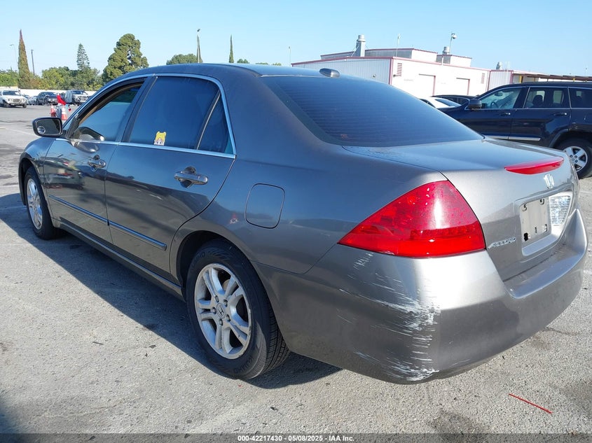 2007 HONDA ACCORD VIN: 1HGCM56867A195605