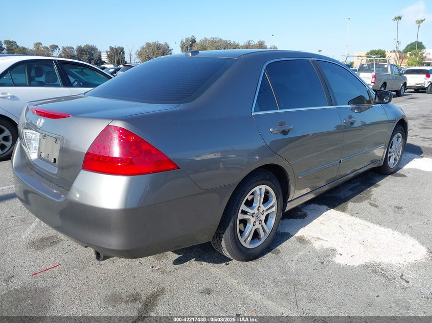 2007 HONDA ACCORD VIN: 1HGCM56867A195605