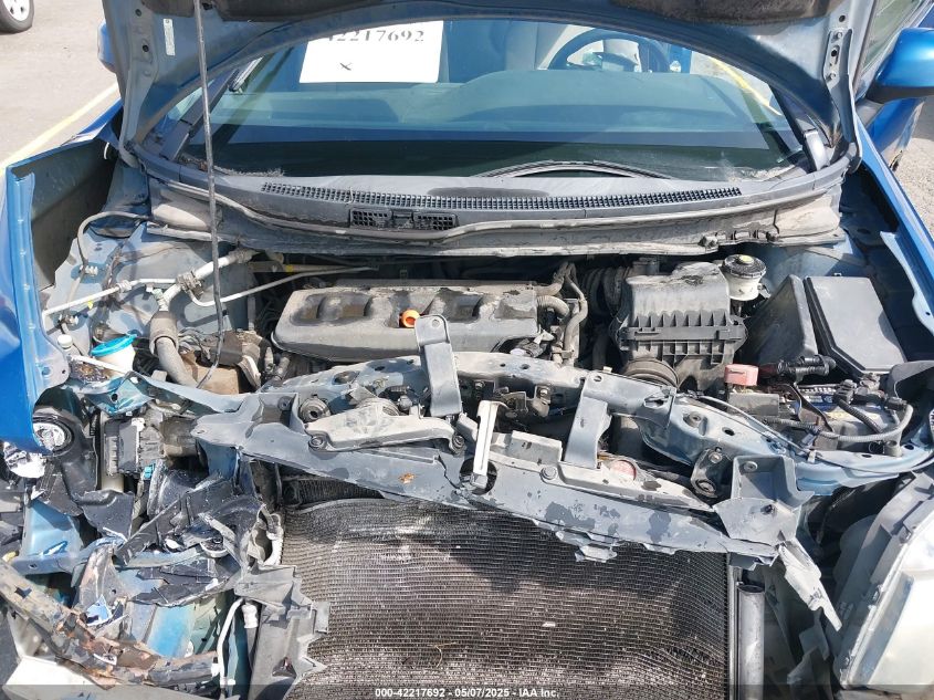 2012 Honda Civic Lx VIN: 2HGFG3B5XCH545396 Lot: 42217692