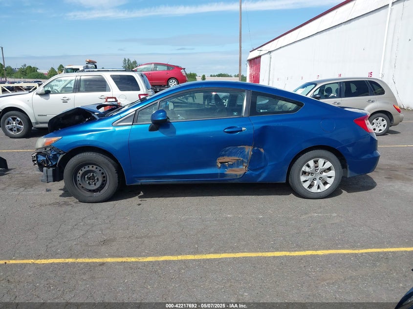 2012 Honda Civic Lx VIN: 2HGFG3B5XCH545396 Lot: 42217692
