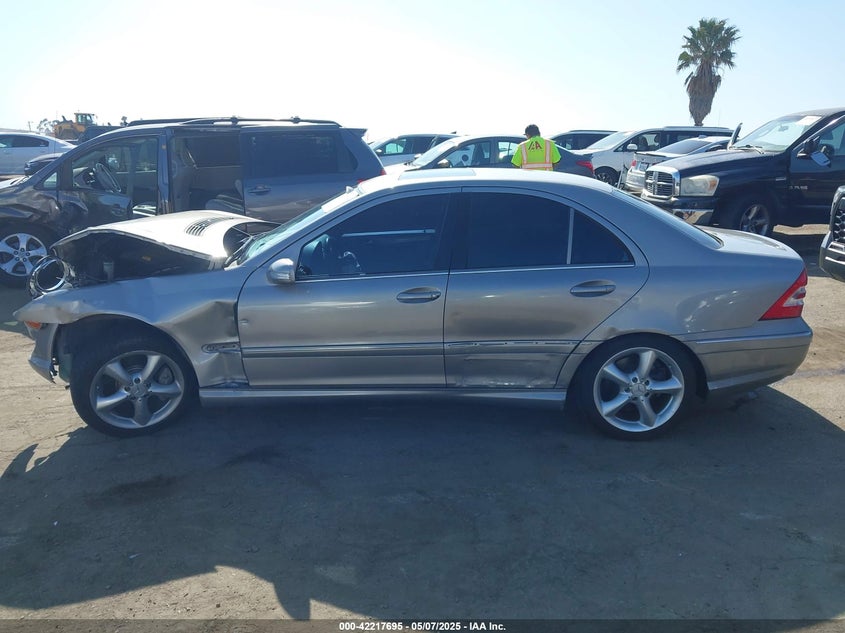 2006 MERCEDES-BENZ C 230 VIN: WDBRF52H76A867404