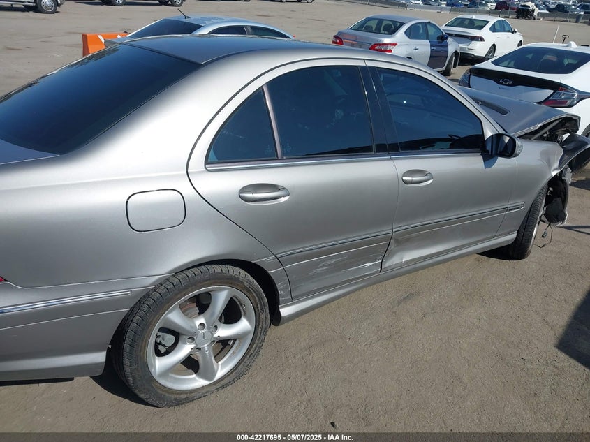 2006 MERCEDES-BENZ C 230 VIN: WDBRF52H76A867404