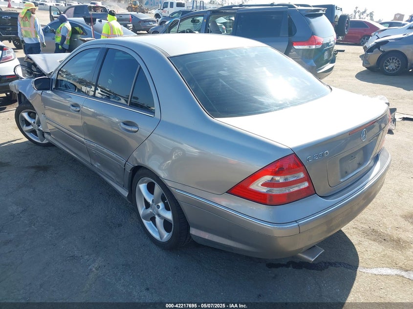2006 MERCEDES-BENZ C 230 VIN: WDBRF52H76A867404