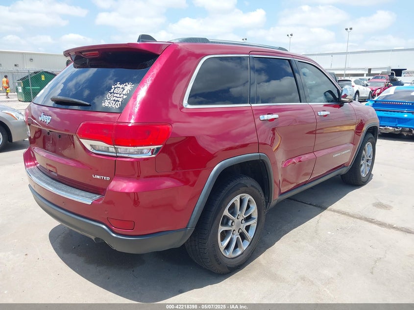 2014 JEEP GRAND CHEROKEE VIN: 1C4RJEBG6EC466761