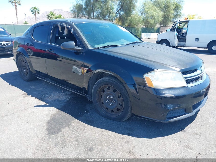 2011 DODGE AVENGER VIN: 1B3BD4FB4BN617034