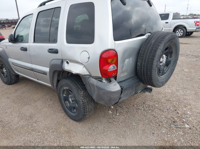 2004 Jeep Liberty Sport VIN: 1J4GL48K84W232815 Lot: 42219553