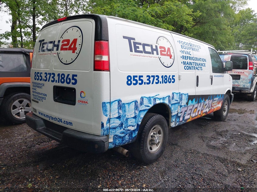 2017 CHEVROLET EXPRESS G2500 VIN: 1GCWGAFF4H1132028