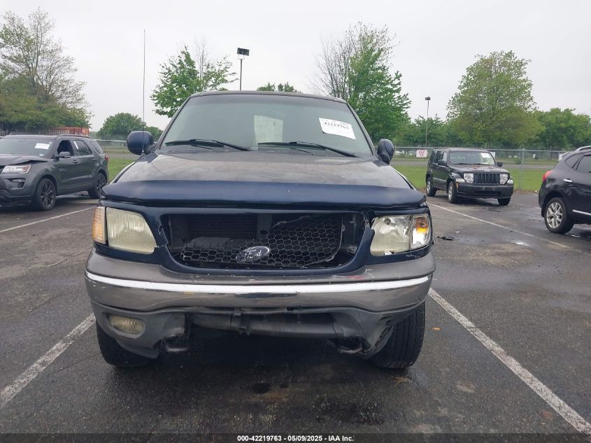 2002 Ford F-150 Lariat/Xlt VIN: 1FTRW08L32KB95040 Lot: 42219763