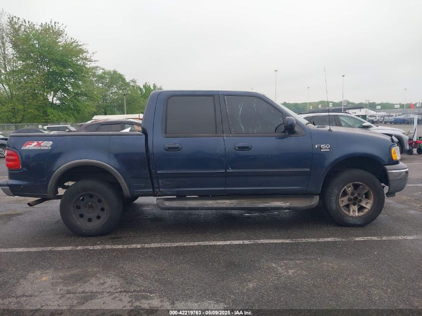 2002 Ford F-150 Lariat/Xlt VIN: 1FTRW08L32KB95040 Lot: 42219763