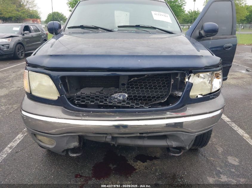 2002 Ford F-150 Lariat/Xlt VIN: 1FTRW08L32KB95040 Lot: 42219763