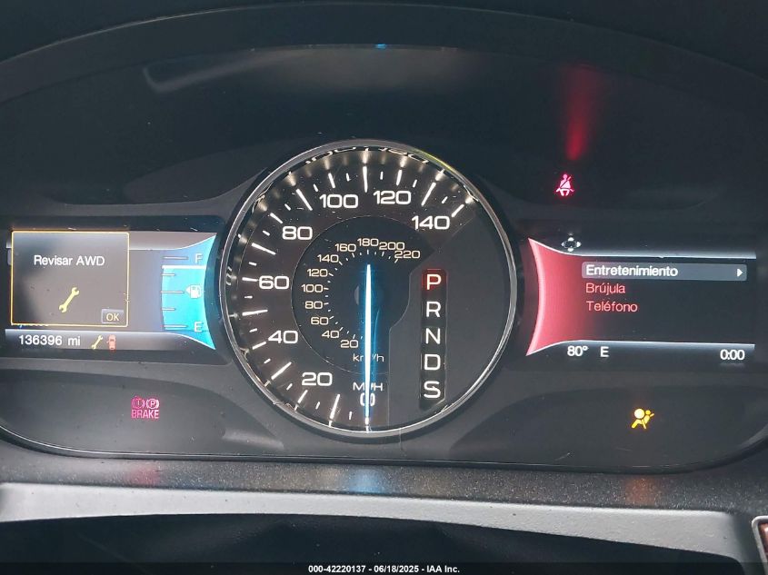 2014 Ford Edge Limited VIN: 2FMDK4KC0EBA26142 Lot: 42220137