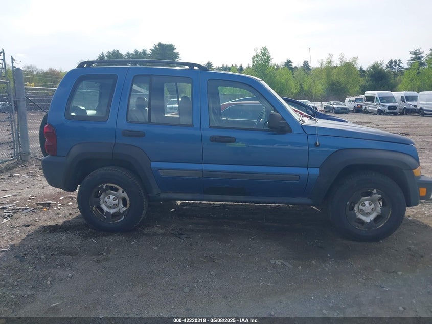 2006 JEEP LIBERTY VIN: 1J4GL48KX6W250767