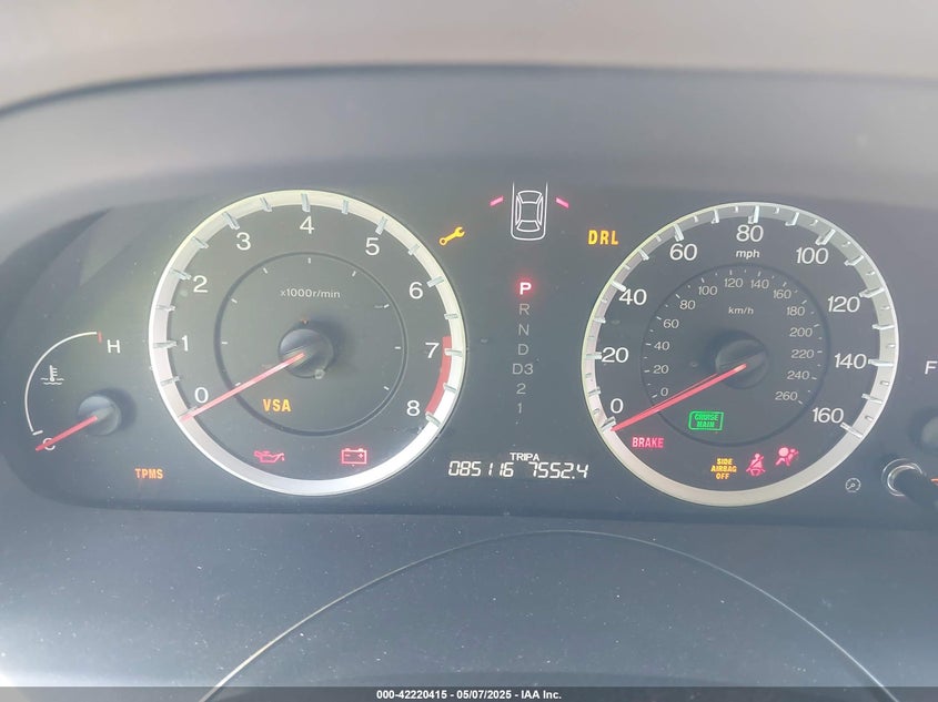 2009 HONDA ACCORD VIN: 1HGCP36869A012945