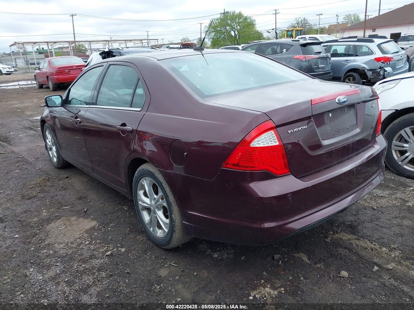 2012 FORD FUSION VIN: 3FAHP0HA7CR431182
