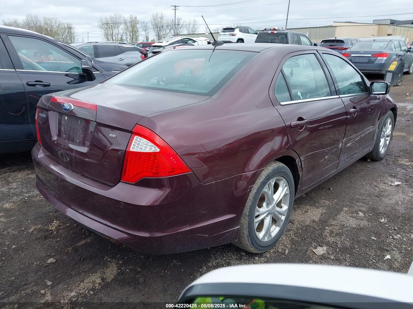 2012 FORD FUSION VIN: 3FAHP0HA7CR431182