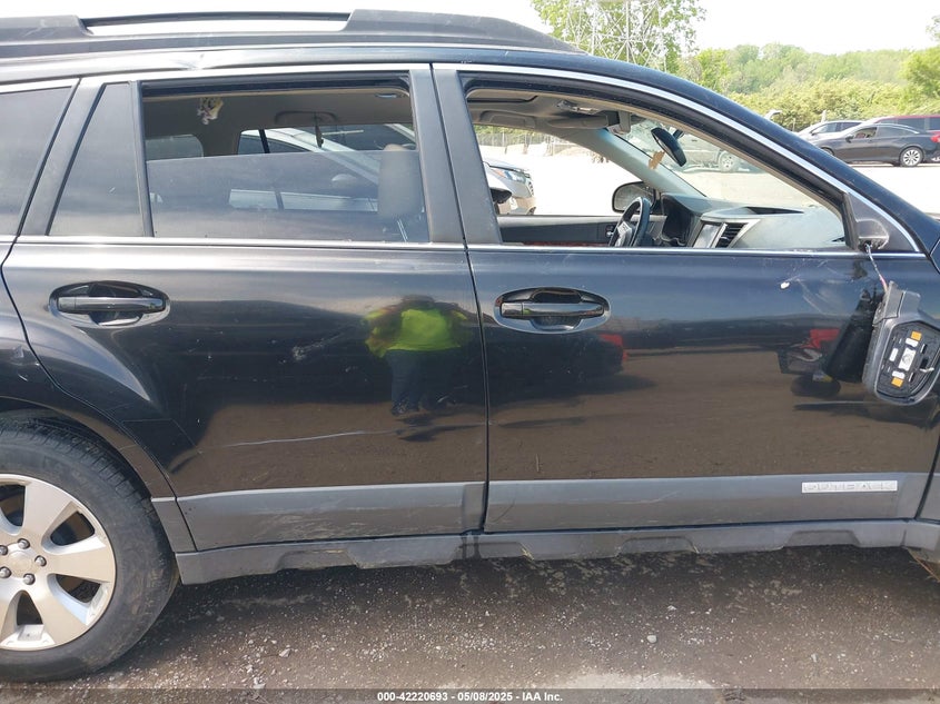 2011 SUBARU OUTBACK VIN: 4S4BRDLCXB2314074