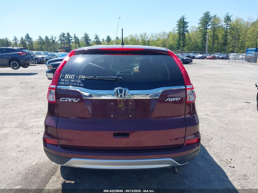 2016 HONDA CR-V EX - 5J6RM4H51GL140497