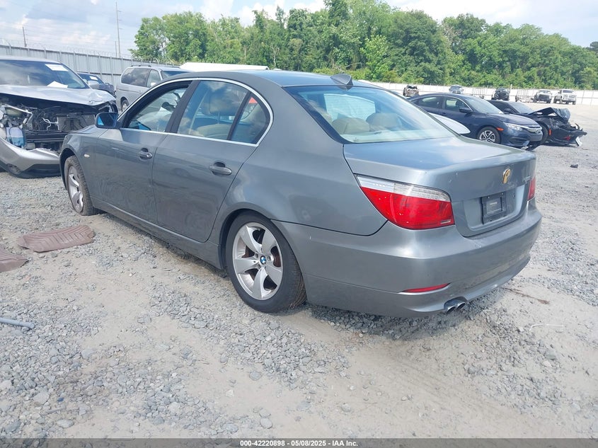 2008 BMW 528I grey sedan gasoline WBANU535X8C110771 photo #4