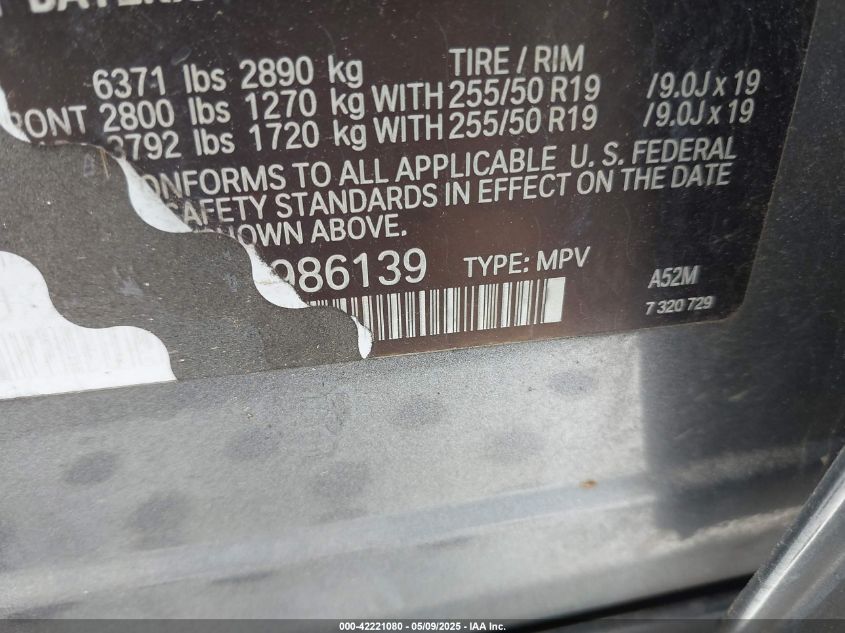 2012 BMW X5 xDrive35I/xDrive35I Premium/xDrive35I Sport Activity VIN: 5UXZV4C54CL986139 Lot: 42221080