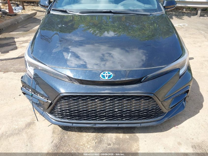 2023 Toyota Corolla Hybrid Se VIN: JTDBCMFEXP3026009 Lot: 42221683