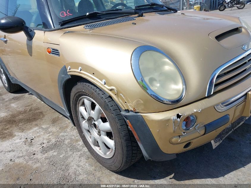 2004 Mini Cooper VIN: WMWRC33434TJ53276 Lot: 42221744