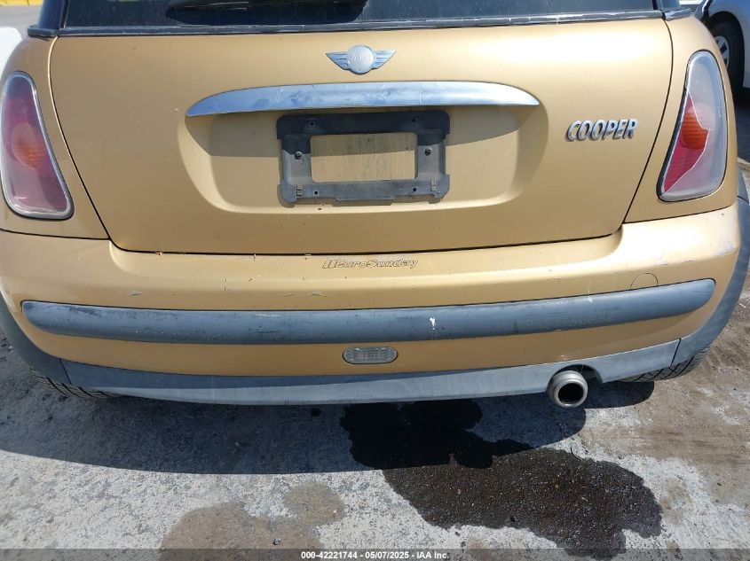 2004 Mini Cooper VIN: WMWRC33434TJ53276 Lot: 42221744