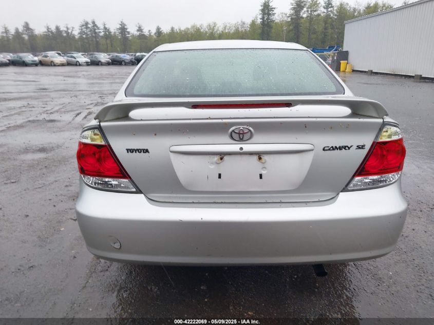 2005 Toyota Camry Se VIN: 4T1BE32K25U539256 Lot: 42222069