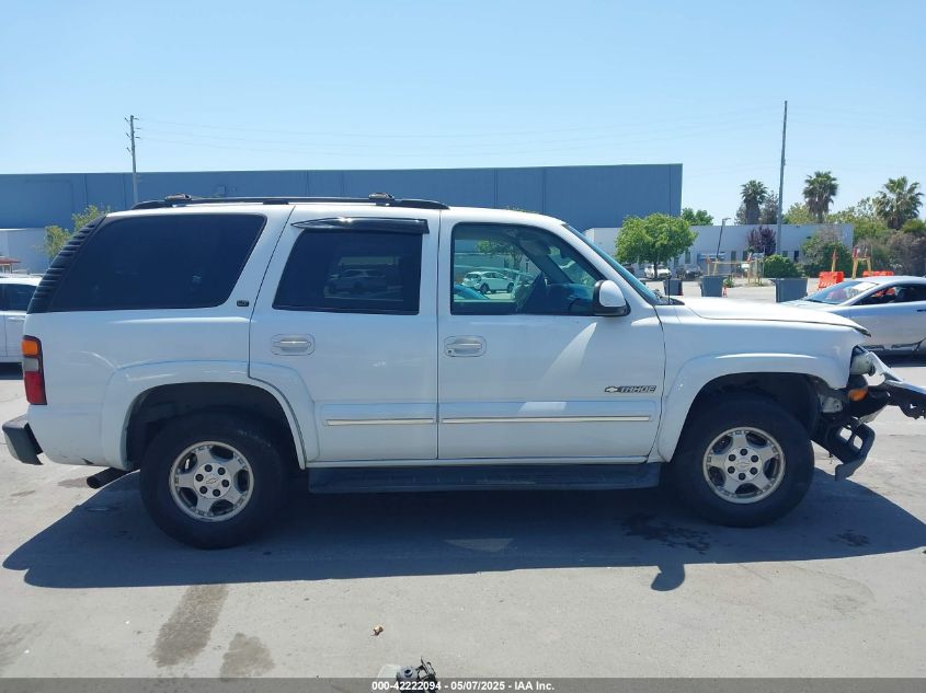 2003 Chevrolet Tahoe Lt VIN: 1GNEK13T03J222636 Lot: 42222094