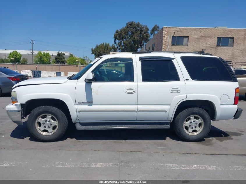2003 Chevrolet Tahoe Lt VIN: 1GNEK13T03J222636 Lot: 42222094