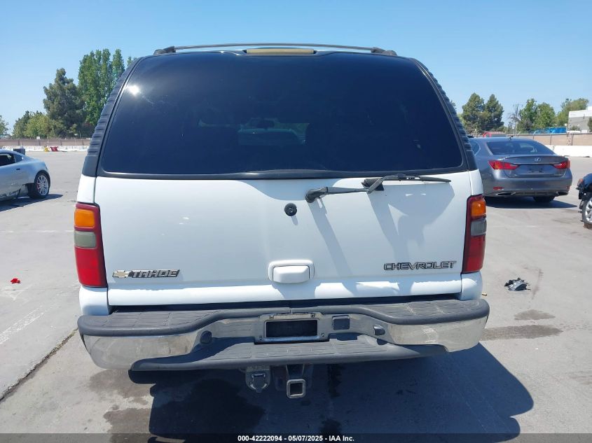 2003 Chevrolet Tahoe Lt VIN: 1GNEK13T03J222636 Lot: 42222094