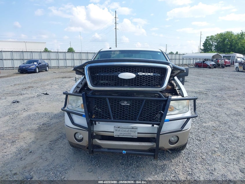 2008 FORD F-150 VIN: 1FTPW12V58FB91435