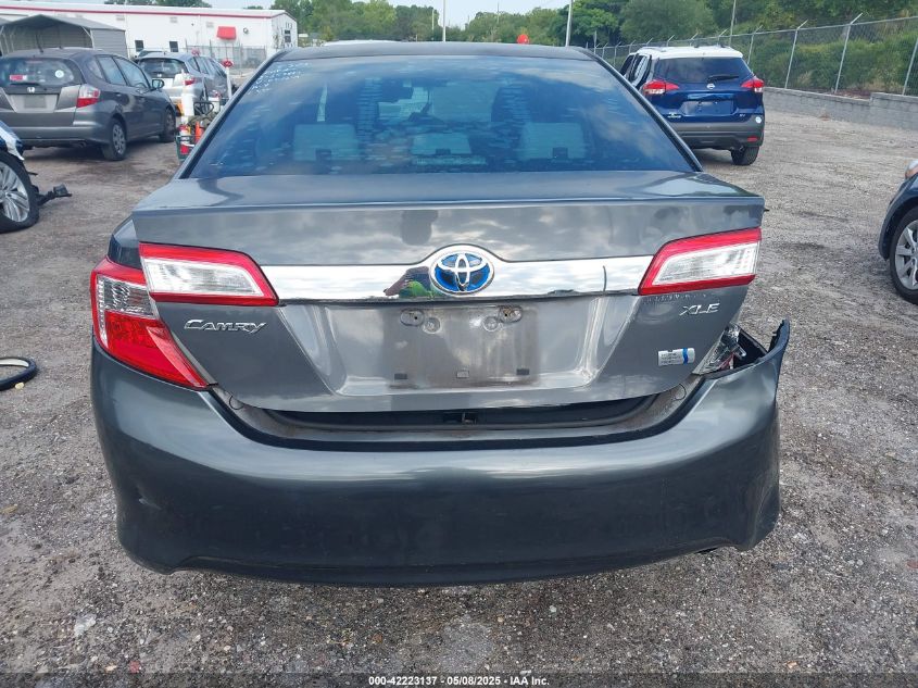 2012 Toyota Camry Hybrid Xle VIN: 4T1BD1FK9CU052649 Lot: 42223137